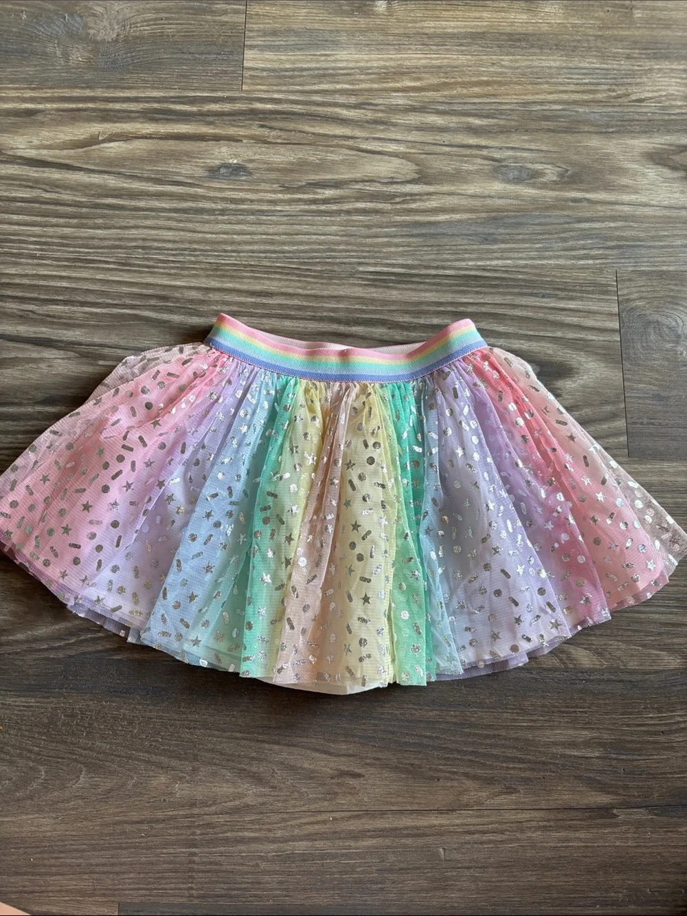 Old Navy Girl toddler Rainbow Tulle Skirt- size 18-24M